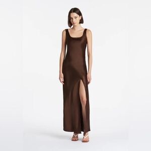 Sir. esme bias Maxi dress chocolate size 0/US2